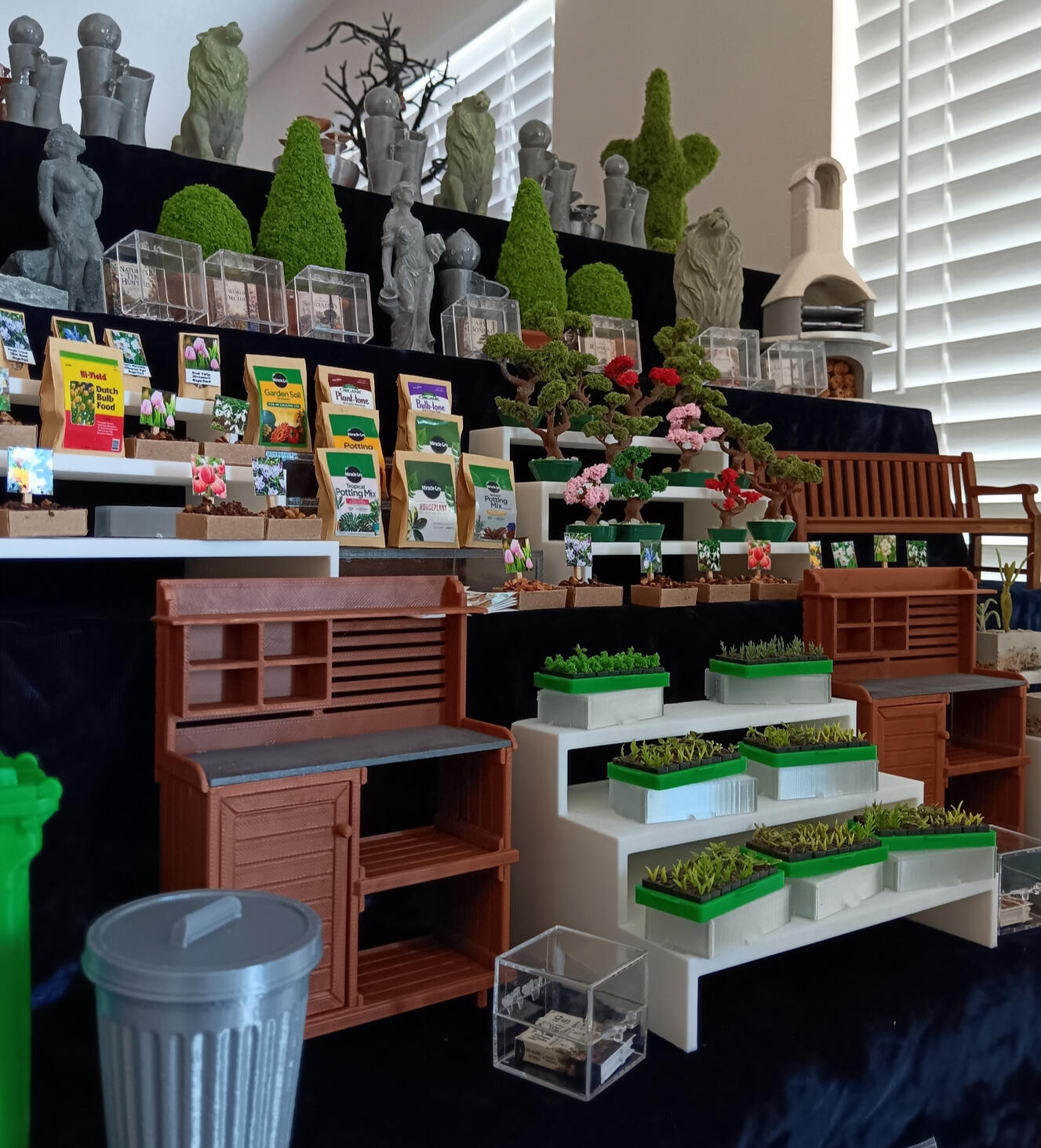 The Wylde Kingdom Miniatures Garden Section