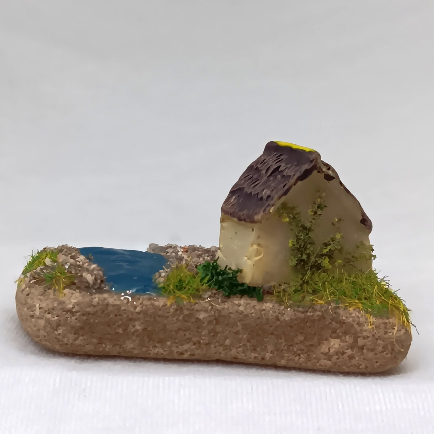 Tiny Fairy Garden For Your Dollhouse Yard or Garden Gnome Home 1:12 Scale Miniature Fairies Decor - The Waterside House